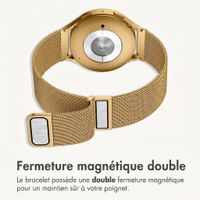 imoshion Bracelet magnétique milanais  - Connexion universelle 20 mm - Doré