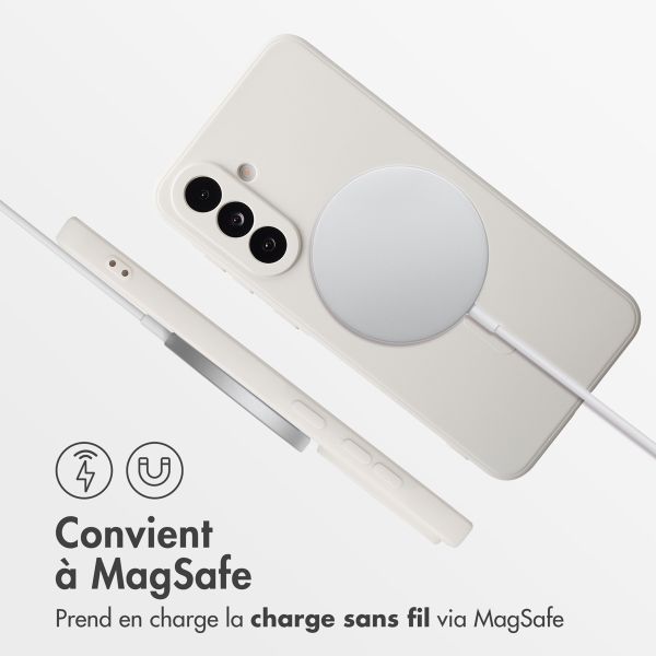 imoshion Coque Couleur avec MagSafe Samsung Galaxy A56 - Beige