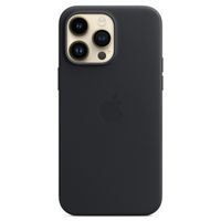Apple Coque Leather MagSafe Apple iPhone 14 Pro Max - Midnight