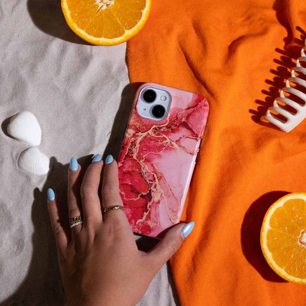 Selencia Coque arrière Vivid avec MagSafe Apple iPhone 17 Pro - Rosy Marble