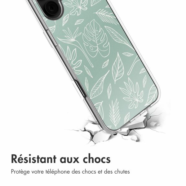 imoshion Coque Design Apple iPhone 16 - Leaves Line-Art