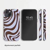 Selencia Coque arrière Vivid Apple iPhone 13 - Dream Swirl Chocolate