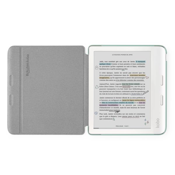 Kobo Etui de liseuse Basic SleepCover Kobo Libra Colour - Garden Green