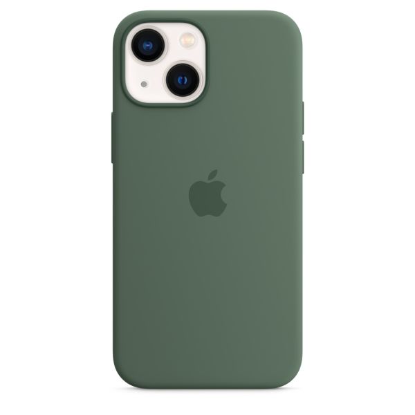 Apple Coque en silicone MagSafe iPhone 13 Mini - Eucalyptus