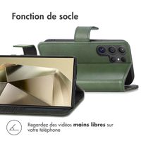 imoshion Étui de téléphone portefeuille Luxe Samsung Galaxy S25 Ultra - Vert