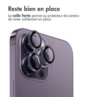imoshion ﻿Lot de 2 protections d'objectif de caméra Apple iPhone 14 Pro / 14 Pro Max - Violet