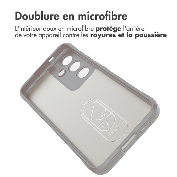 imoshion Coque arrière EasyGrip Samsung Galaxy S24 - Gris