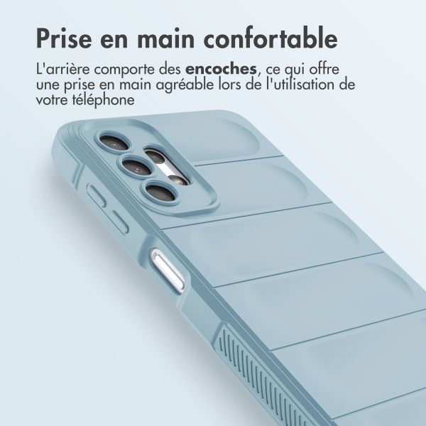 imoshion Coque arrière EasyGrip Samsung Galaxy A13 (4G) - Bleu clair