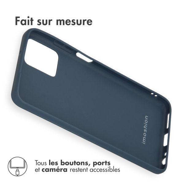 imoshion Coque Couleur Motorola Moto G32 - Bleu foncé