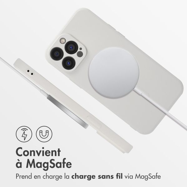 imoshion Coque Couleur avec MagSafe Apple iPhone 13 Pro Max - Beige