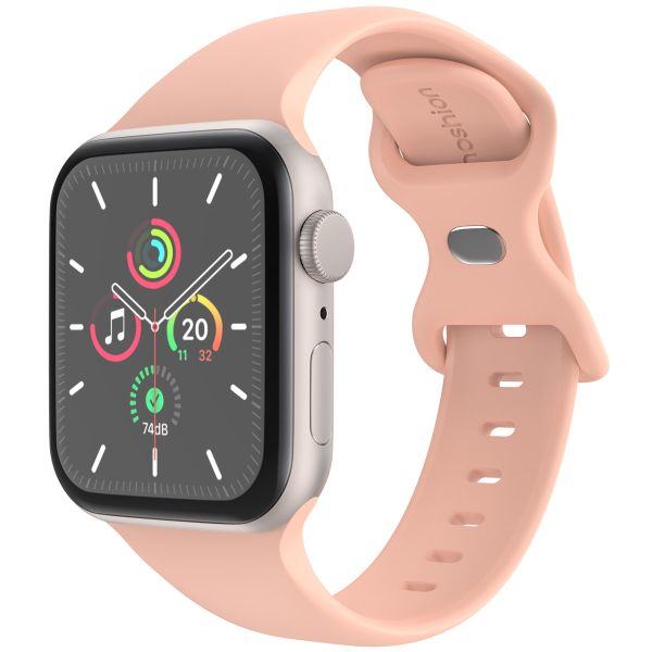 imoshion Bracelet en silicone⁺ Apple Watch Series 1 t/m 11 / SE / Ultra (44/45/46/49 mm) - Taille M/L - Vintage Rose