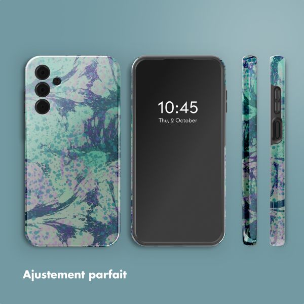 Selencia Coque arrière Vivid Tough Samsung Galaxy A15 (5G/4G) - Fresh Paint Green