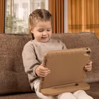 imoshion Coque kidsproof avec poignée Samsung Galaxy Tab A11 Plus / A9 Plus - Marron