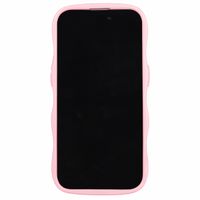 Holdit Coque Wavy iPhone 13/14/15 - Pink / Transparent