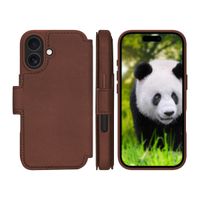 dbramante1928 Étui de téléphone portefeuille Lynge MagSafe Apple iPhone 17 - Dark Tan