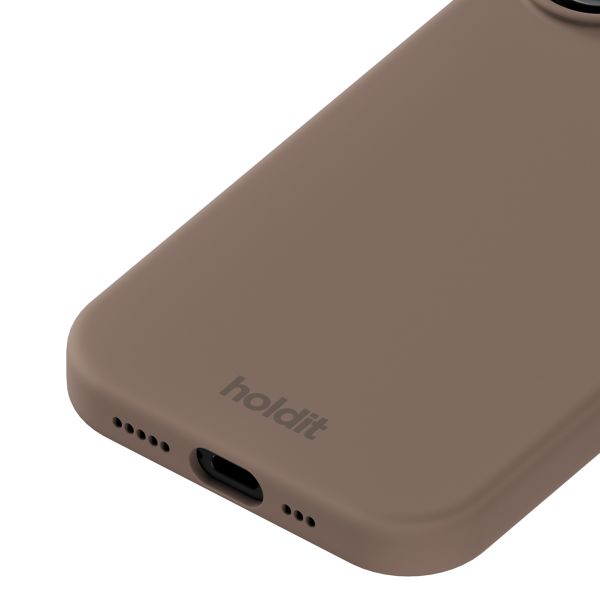 Holdit Coque Silicone Apple iPhone 17 - Mocha Brown