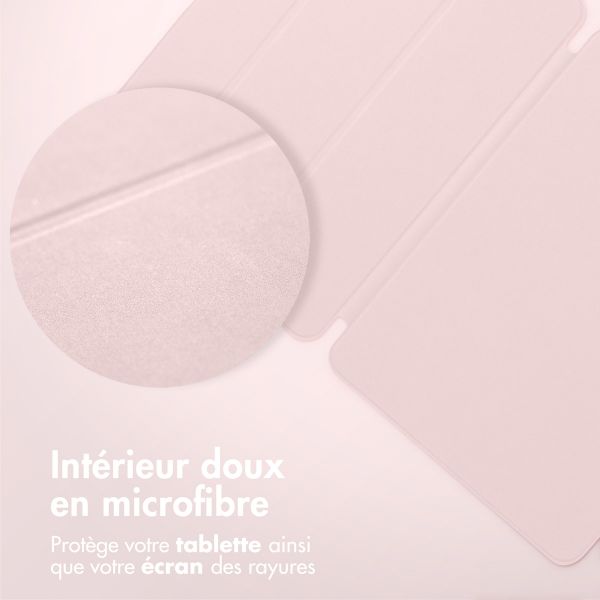 imoshion Magnetic etui de téléphone portefeuille Apple iPad 11 (2025) 11 pouces A16 / iPad 10 (2022) 10.9 pouces - Rose