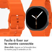 imoshion Bracelet Wave en silicone Samsung Galaxy Watch 8 (40/44mm) / Classic (46mm) - Orange