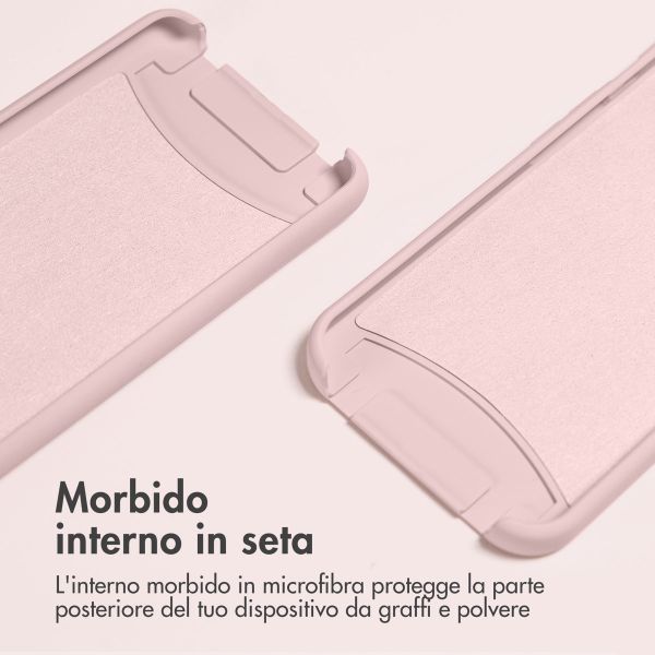 imoshion Coque de couleur avec cordon amovible Samsung Galaxy S21 FE - Rose