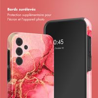 Selencia Coque arrière Vivid Tough Samsung Galaxy A15 - Rosy Marble