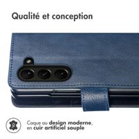 imoshion Étui de télephone portefeuille Samsung Galaxy Z Fold 6 - Bleu foncé