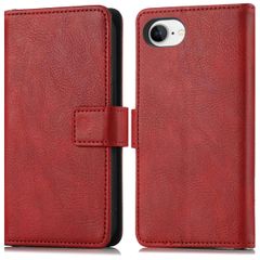 imoshion Étui de téléphone portefeuille Luxe iPhone SE 4 - Rouge