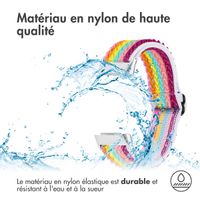 imoshion Bracelet élastique en nylon le Fitbit Charge 5 / Charge 6 - ﻿Multicolore