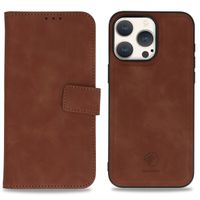 imoshion Etui de télephone luxe 2-en-1 amovible Apple iPhone 15 Pro Max - Marron