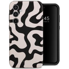 Selencia Coque arrière Vivid Samsung Galaxy A35 - Art Wave Black