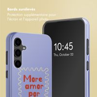 Selencia Coque arrière Vivid Samsung Galaxy S24 FE - More Amor