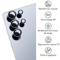 imoshion Lot de 2 protections d'objectif de caméra Samsung Galaxy S25 Ultra - Titanium Silverblue