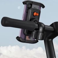 Baseus Support de téléphone QuickGo Series vélo/moto/scooter - Réglable - Universel - Noir