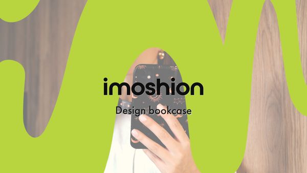 imoshion Étui de téléphone portefeuille Design iPhone 13 - Beige Graphic