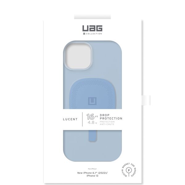 UAG Coque Lucent 2.0 MagSafe iPhone 14 - Cerulean