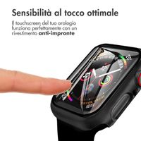 imoshion Coque rigide à couverture complète Apple Watch 4 / 5 / 6 / SE - 44 mm - Noir