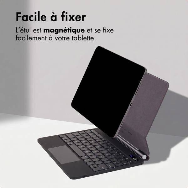 Accezz Clavier Bluetooth magnétique Apple iPad Pro 11 (2025) M5 / (2024) M4 - QWERTY / NL - Noir