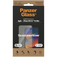 PanzerGlass Protection d'écran Ultra-Wide Fit Anti-bactérienne avec applicateur Apple iPhone 14 Pro Max