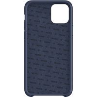 Valenta Coque en cuir Luxe iPhone 11 - Bleu foncé