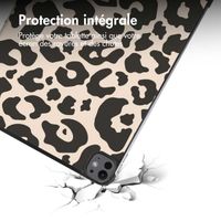 imoshion Coque tablette Design Trifold Apple iPad Pro 13 (2024) M4 - Leopard