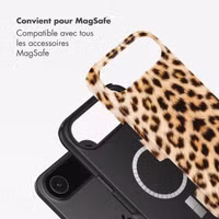 Selencia Coque arrière Vivid avec MagSafe Apple iPhone Air - Wild Leo