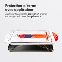 Accezz Protecteur d’écran en verre trempé + Applicateur Apple iPhone 16 Pro