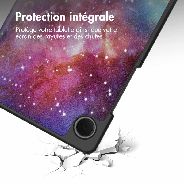 imoshion Coque tablette Design Trifold Samsung Galaxy Tab A11 / A9 8.7 pouces - Space