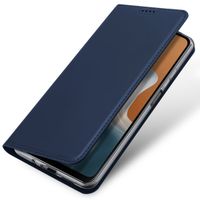 Dux Ducis Étui de téléphone Slim Motorola Moto G34 - Bleu foncé