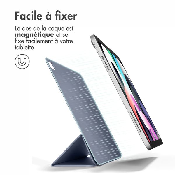 imoshion Magnetic etui de téléphone portefeuille iPad Air 11 pouces (2024) M2 / Air 5 (2022) / Air 4 (2020) - Lavender