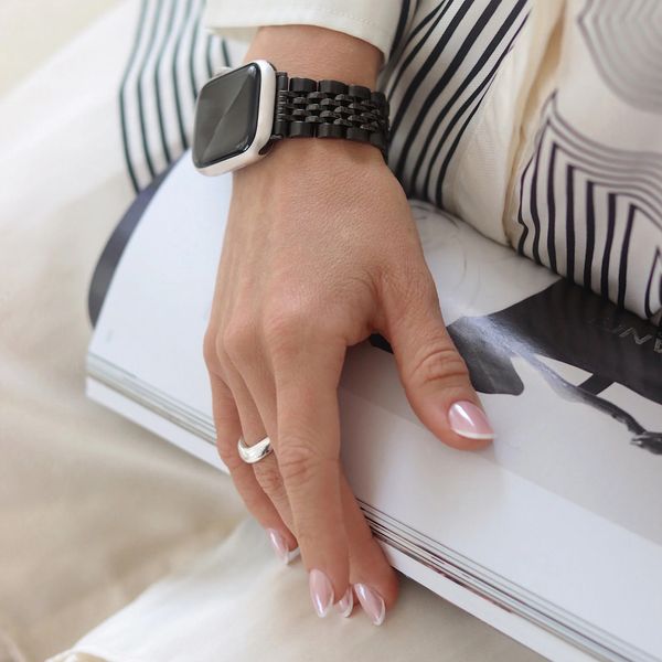 Burga Bracelet acier Apple Watch | 38/40/41/42 mm - Noir