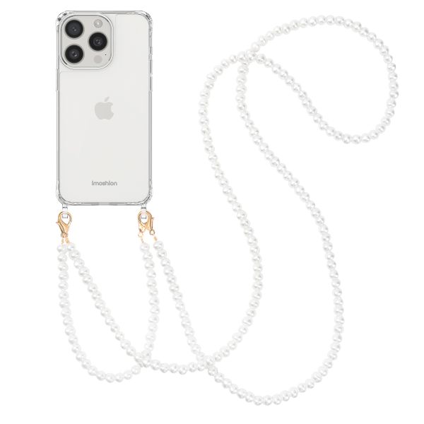 imoshion Coque avec cordons de téléphone Apple iPhone 15 Pro Max - Perles