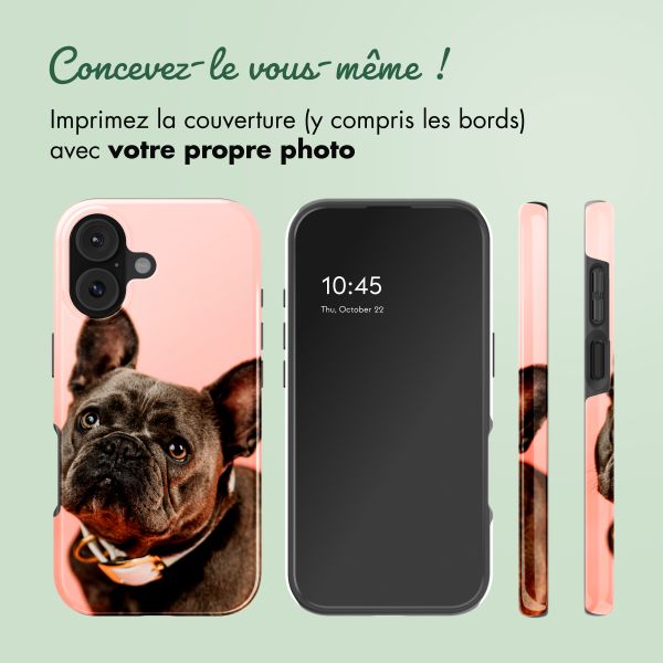 Concevez votre propre coque Tough Apple iPhone 17 - Blanc