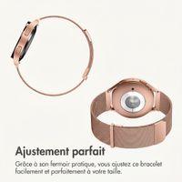 imoshion Bracelet magnétique milanais  - Connexion universelle 20 mm - Rose Gold
