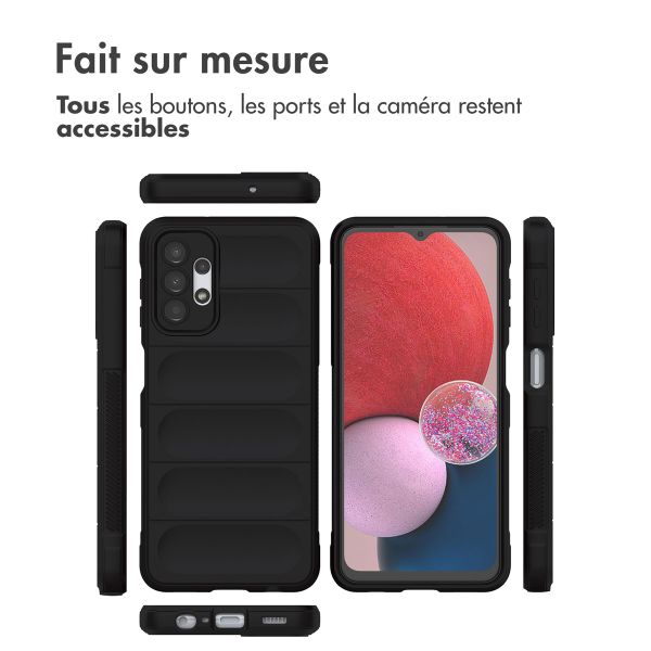 imoshion Coque arrière EasyGrip Samsung Galaxy A13 (4G) - Noir