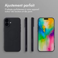 imoshion Coque Couleur avec MagSafe Apple iPhone 16 - Noir